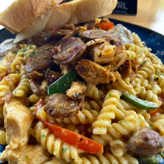 Chicken and Sausage Cajun Pasta